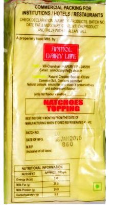 Natchoes Cheese Toping